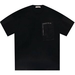 Givenchy Black Short Sleeve Tee with Pocket Detail